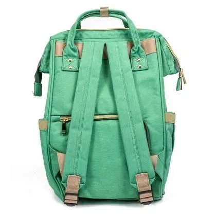 Multifunction Diaper Bag Water-Resistant Backpack