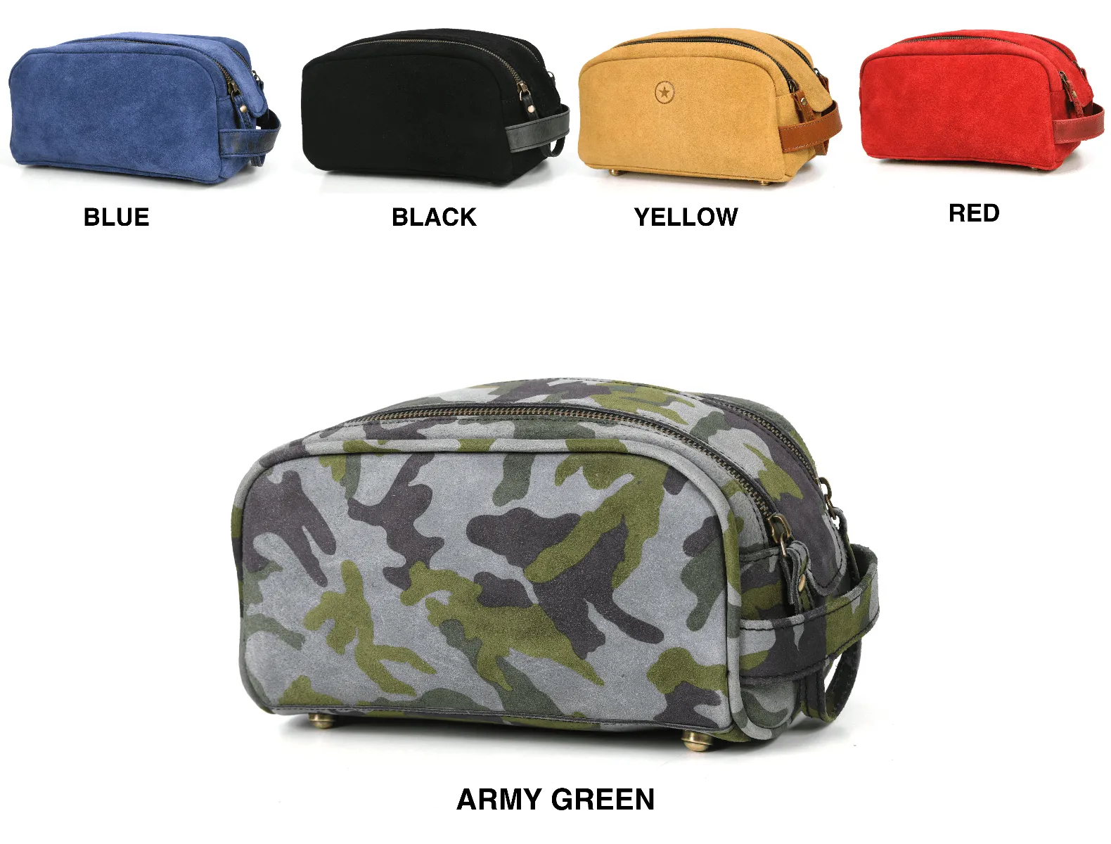 Omaha Leather Toiletry Bag