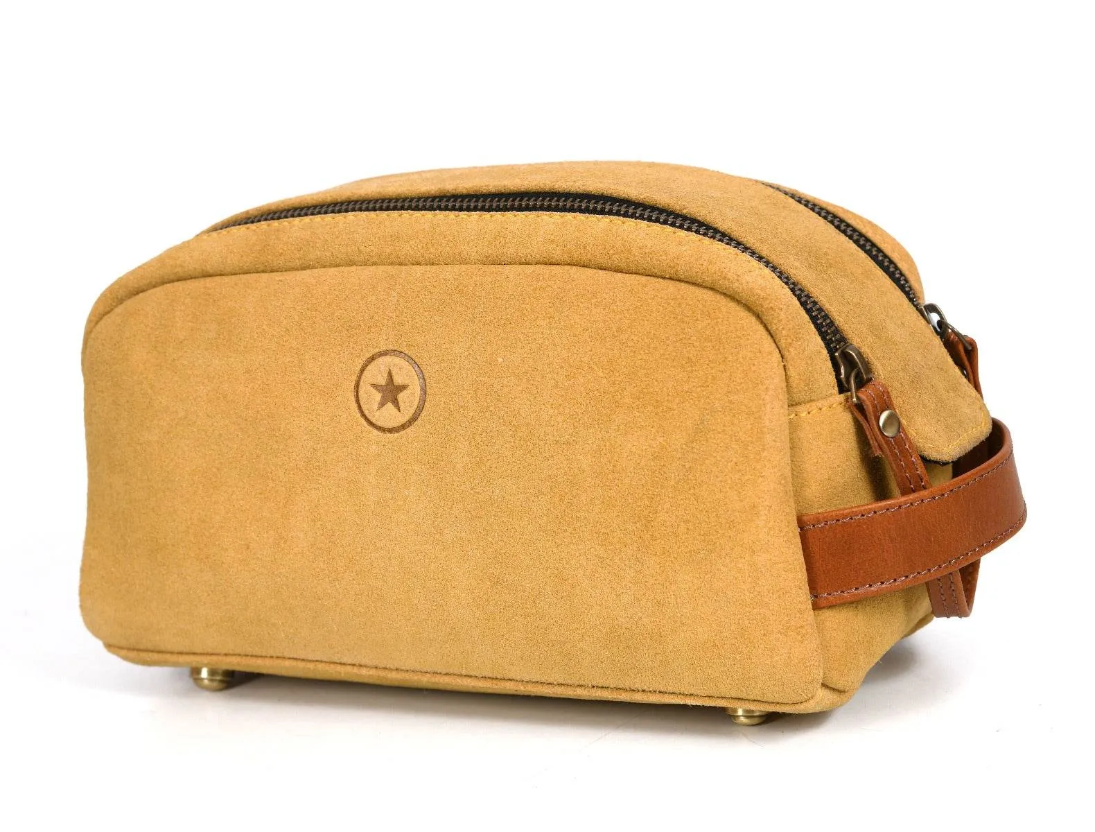 Omaha Leather Toiletry Bag