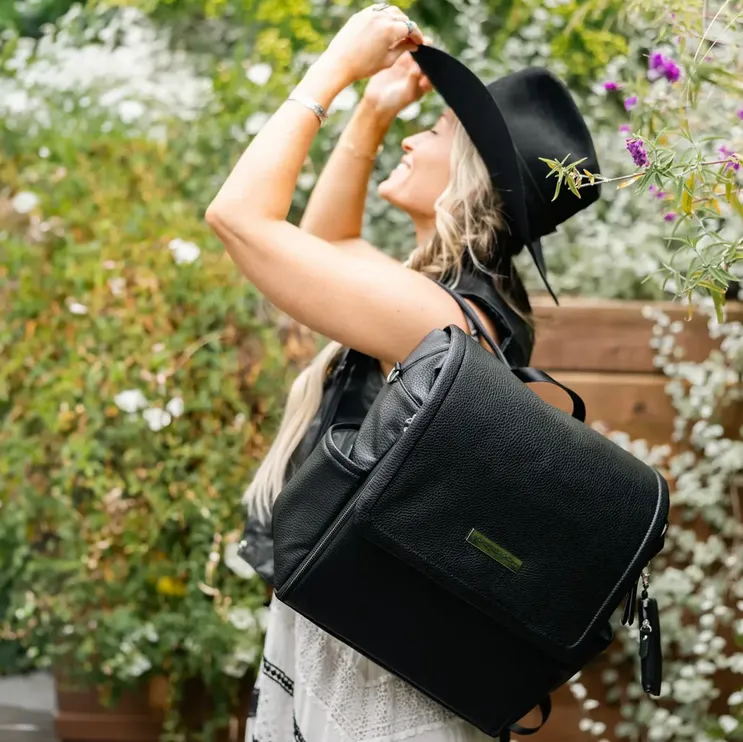 Petunia Pickle Bottom Boxy Backpack in Ebony