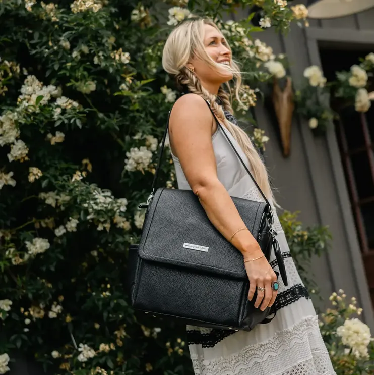 Petunia Pickle Bottom Boxy Backpack in Ebony
