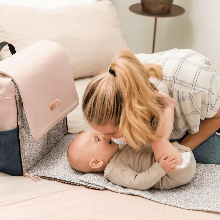 Petunia Pickle Bottom Boxy Backpack in Indigo Blush