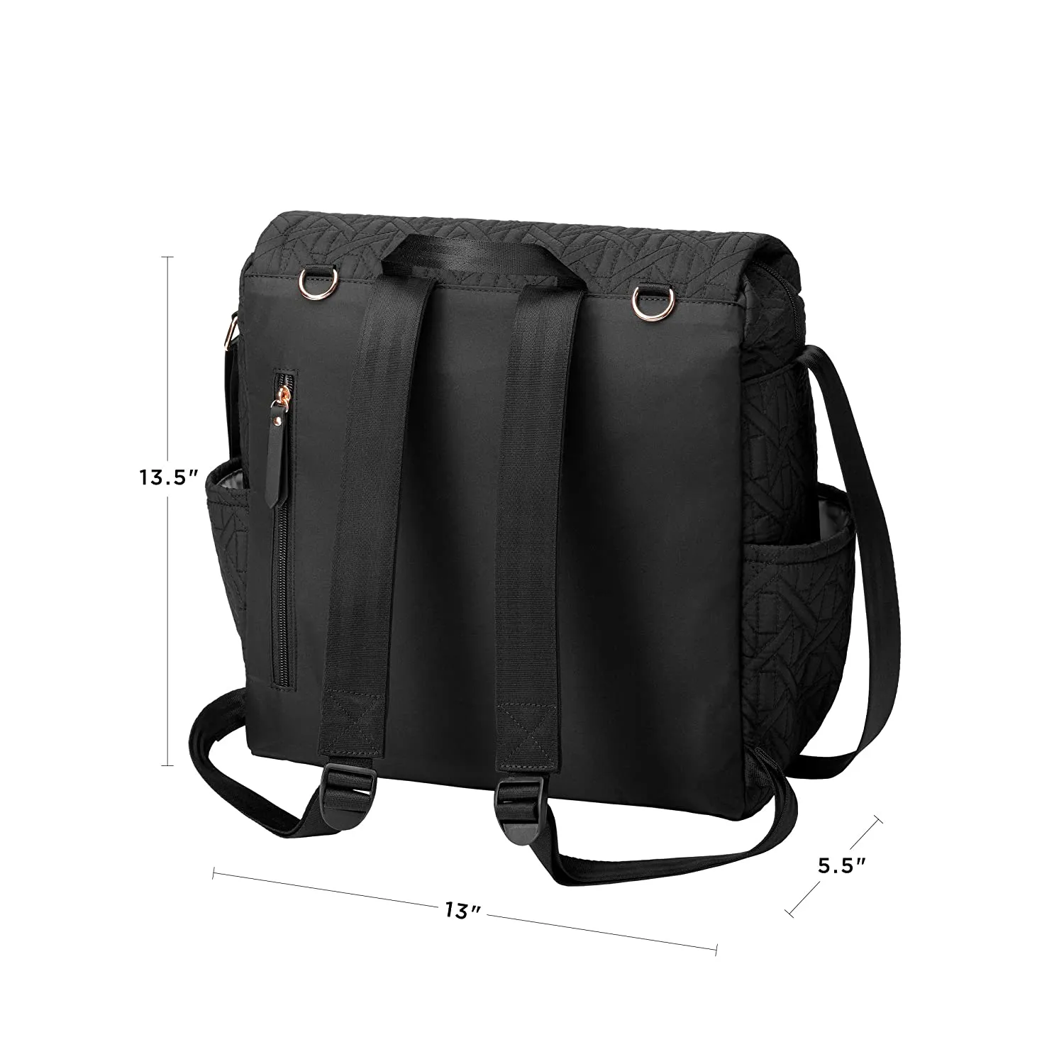 Petunia Pickle Bottom Boxy Backpack -  Moonless Rose Embossed