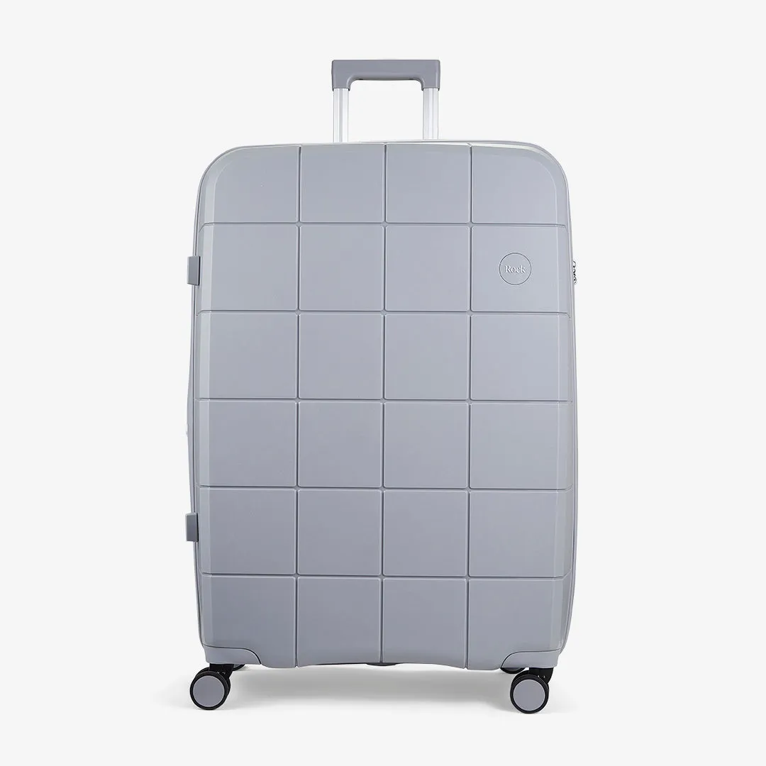 Pixel Set of 3 Suitcase in Grey