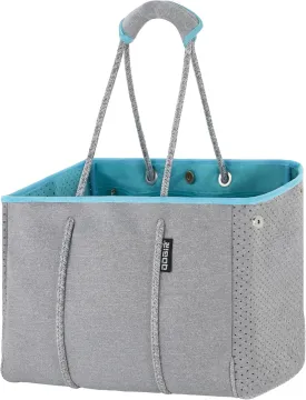 QOGiR Neoprene Multipurpose Beach Bag Tote with Inner Zipper Pocket    