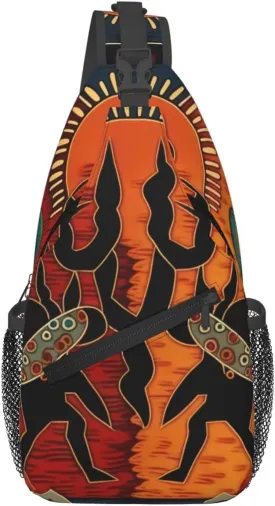 Southwestern Cactus Southwest Native Crossbody Chest Bags for Women, Small Crossbody Shoulder Bag Sling Bag Travel Hiking Daypack