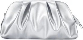 SWEETV Dressy Vegan Leather Clutch Purse for Women Formal, Soft Pleated PU Evening Clutch for Weddings, Proms, Cocktail-Gemma