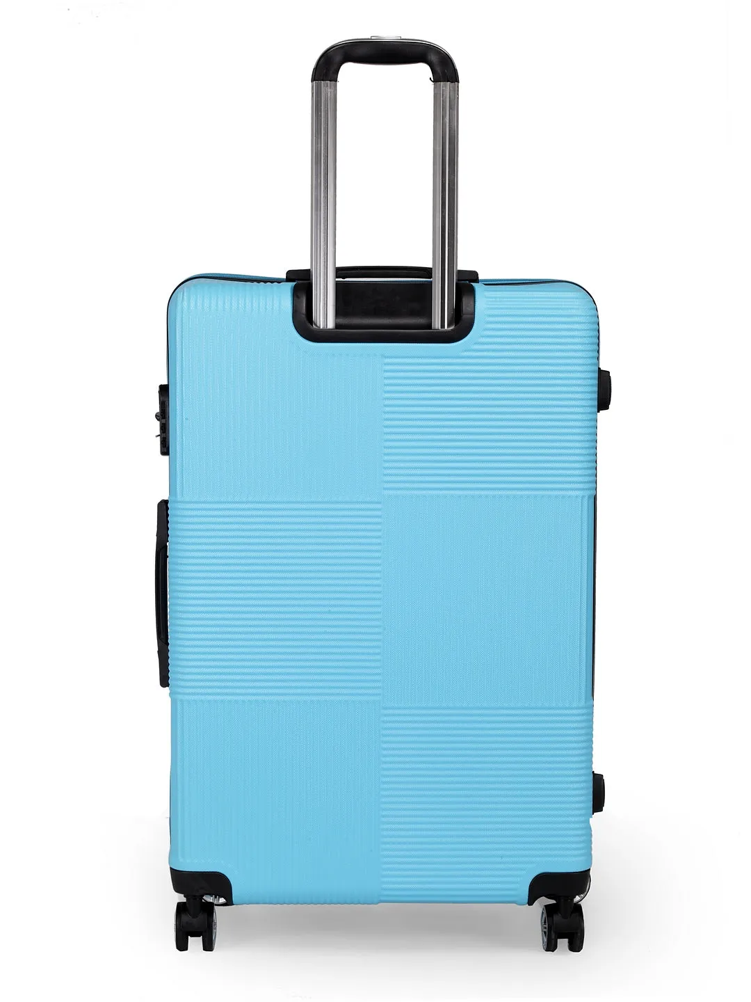 Teakwood Unisex Blue Trolley Bag - Large