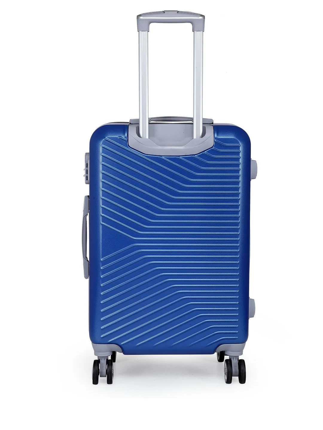 Teakwood Unisex Blue Trolley Bag - Pack