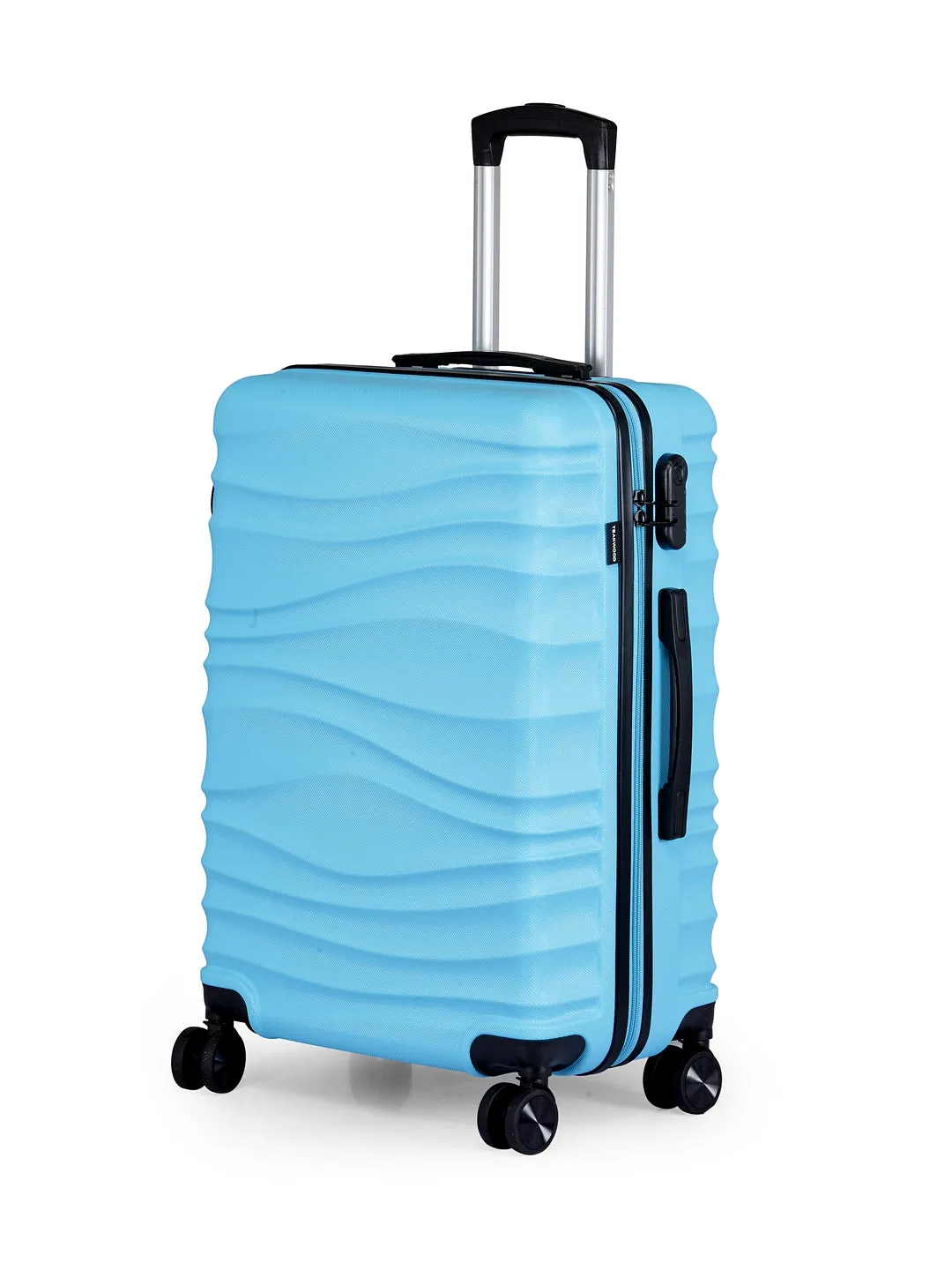 Teakwood Unisex Blue Trolley Bag