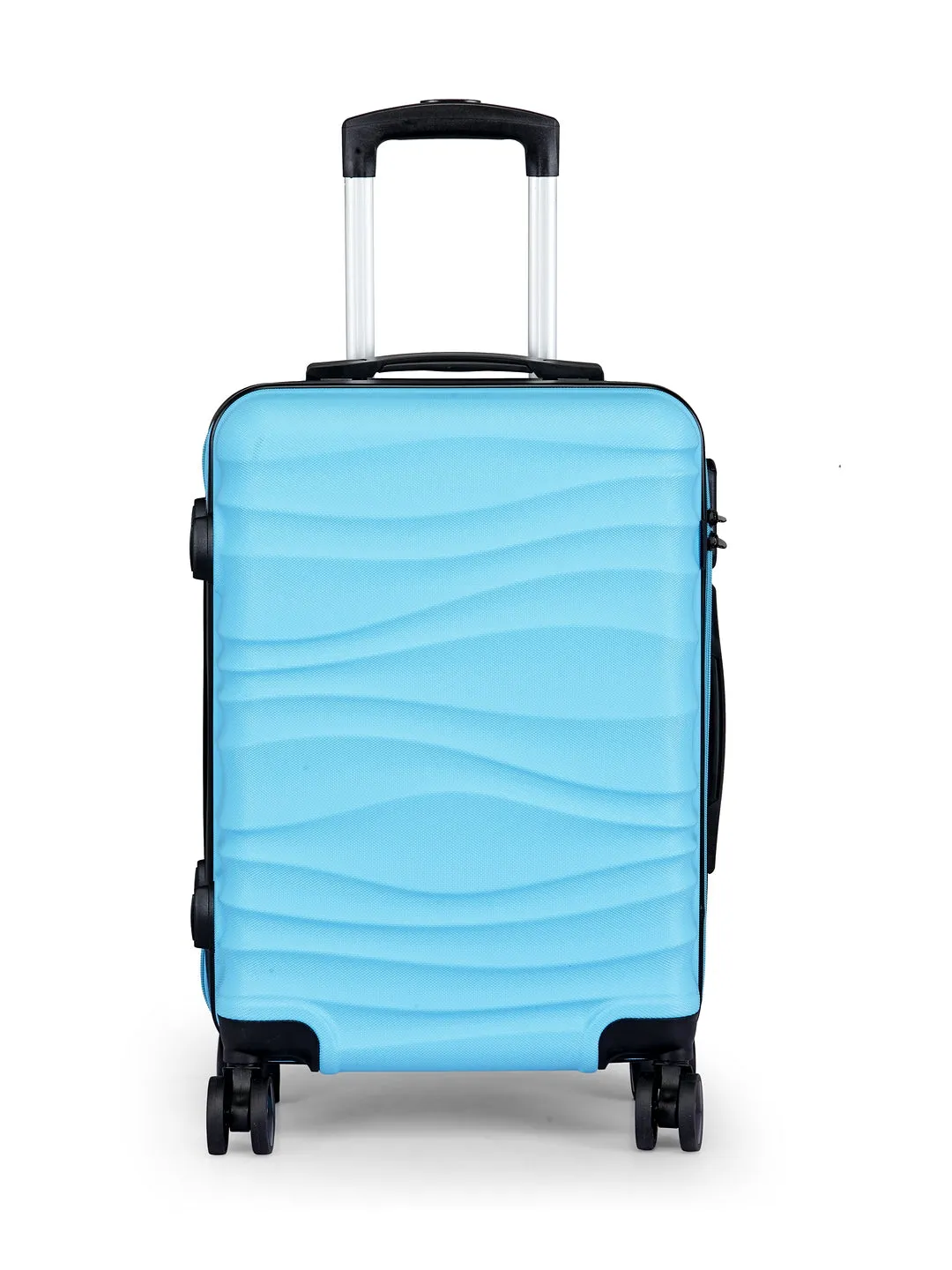 Teakwood Unisex Blue Trolley Bag