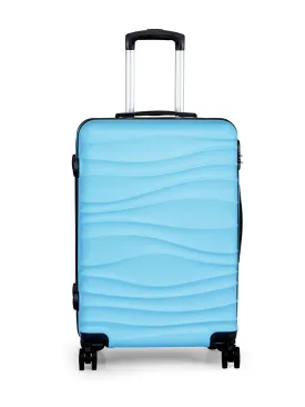Teakwood Unisex Blue Trolley Bag