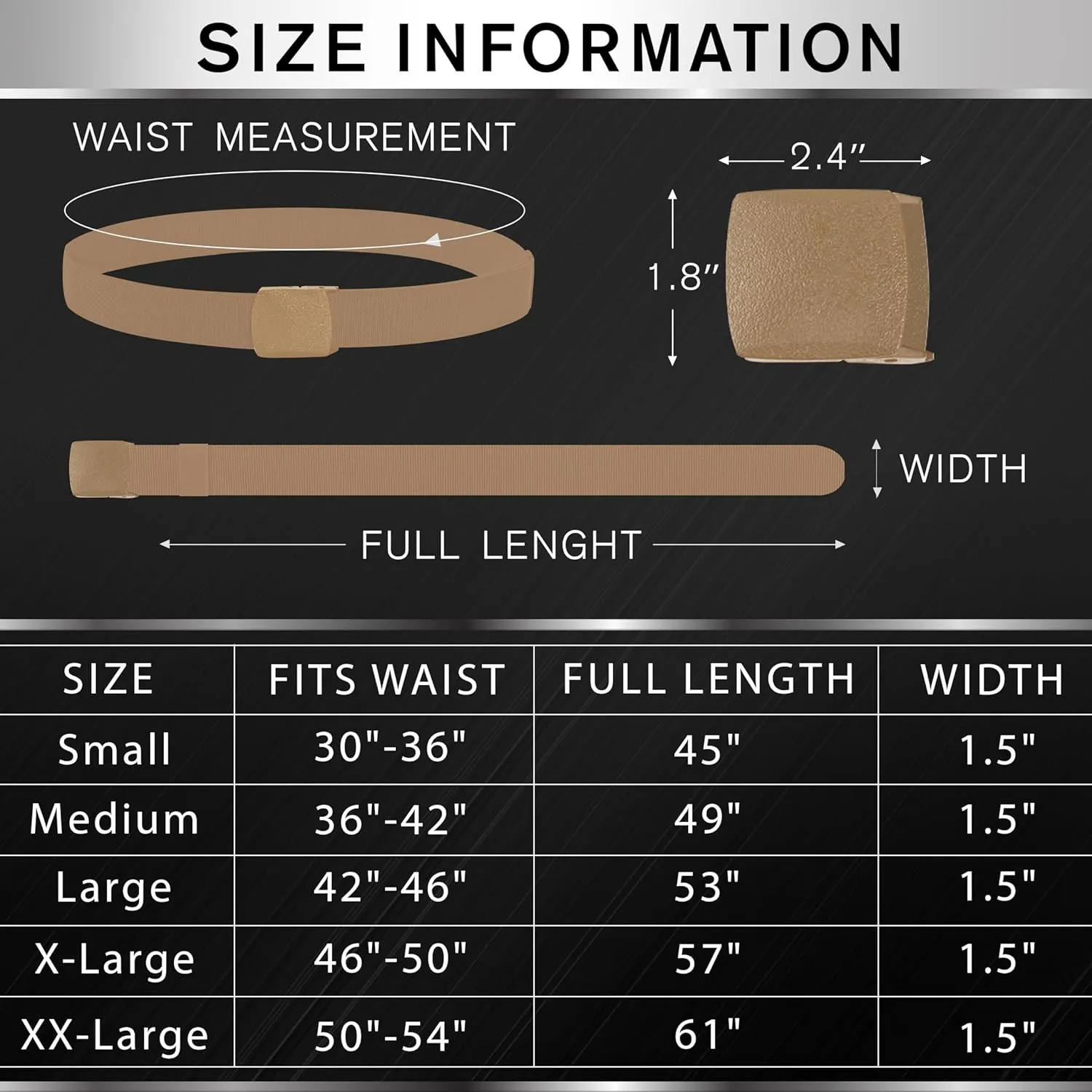 TECEUM Tactical Belt  Heavy-Duty & Quick Release  Military, Work, Rigger, Duty & Utility Belt for Men