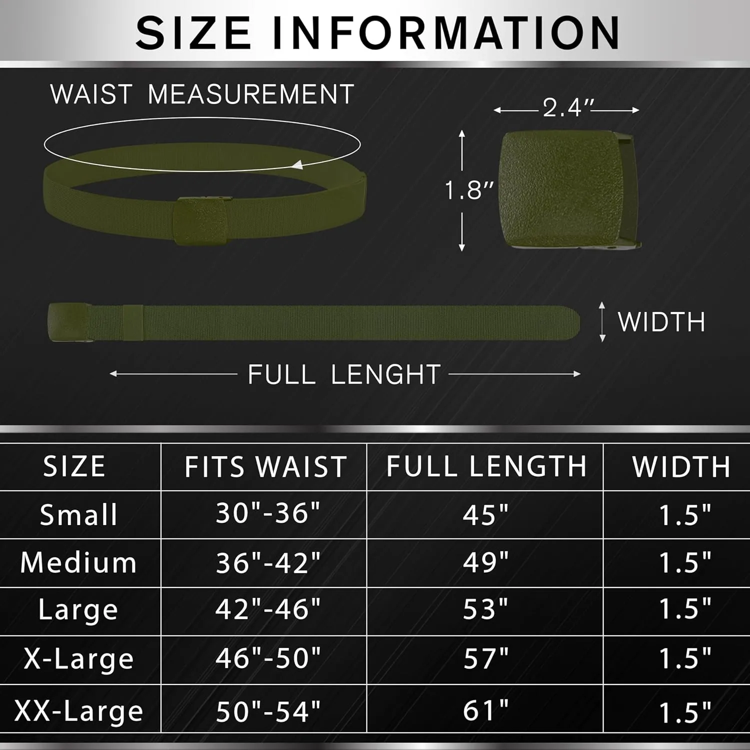 TECEUM Tactical Belt  Heavy-Duty & Quick Release  Military, Work, Rigger, Duty & Utility Belt for Men