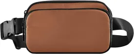 Terracotta Plain Fashion Waist Pack Crossbody Bag for Women Men Teenagers Waterproof Chest Bag Belt Bag with Adjustable Strap for Cycling Hiking Gym