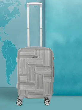 Textured 360 Degree Rotation Hard Cabin-Sized Trolley Bag -55 CM