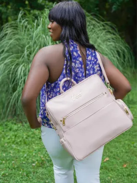 The Victory -  Convertible Cocoa Baby Bag "Lavishly Mom"