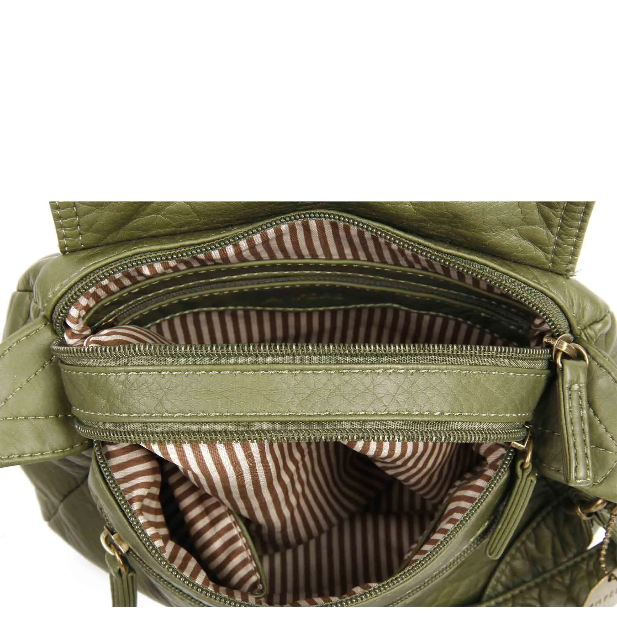 The Willma Crossbody - Army Green