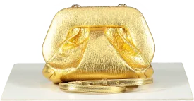 THEMOIRE Metallic Mini Gea Clutch Bag - Gold