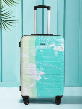 Twin Printed 360-Degree Rotation Hard-Sided Cabin-Sized Trolley Bag