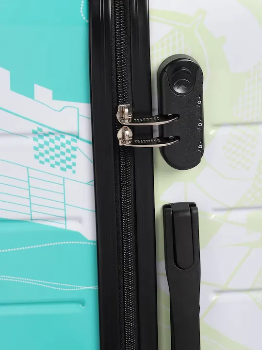 Twin Printed 360-Degree Rotation Hard-Sided Cabin-Sized Trolley Bag