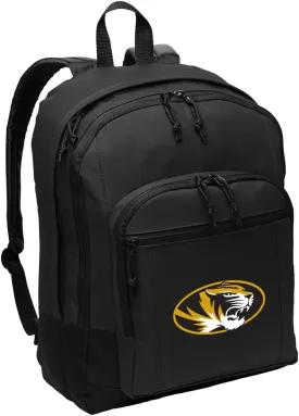 University of Missouri Backpack CLASSIC STYLE Mizzou Backpack Laptop Sleeve
