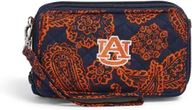 Vera Bradley Women's Cotton Collegiate All in One Crossbody Purse with RFID Protection (Multiple Teams Available)