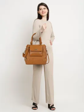 Women Leather mango Structured Handheld Bag