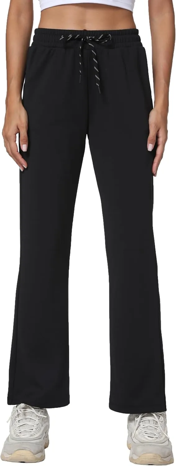 Women's Workout Joggers with Pockets-Quick Dry Athletic Lounge Pants for Hiking Yoga and Running