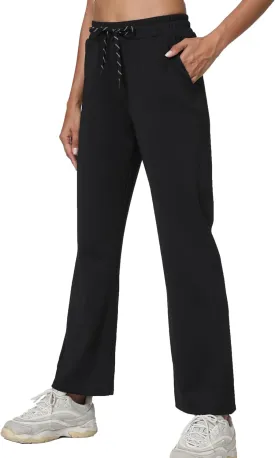 Women's Workout Joggers with Pockets-Quick Dry Athletic Lounge Pants for Hiking Yoga and Running