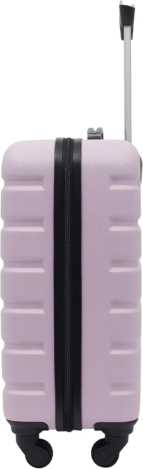 Wrangler Hardside Spinner Carry-On Luggage, Lilac, 22-Inch