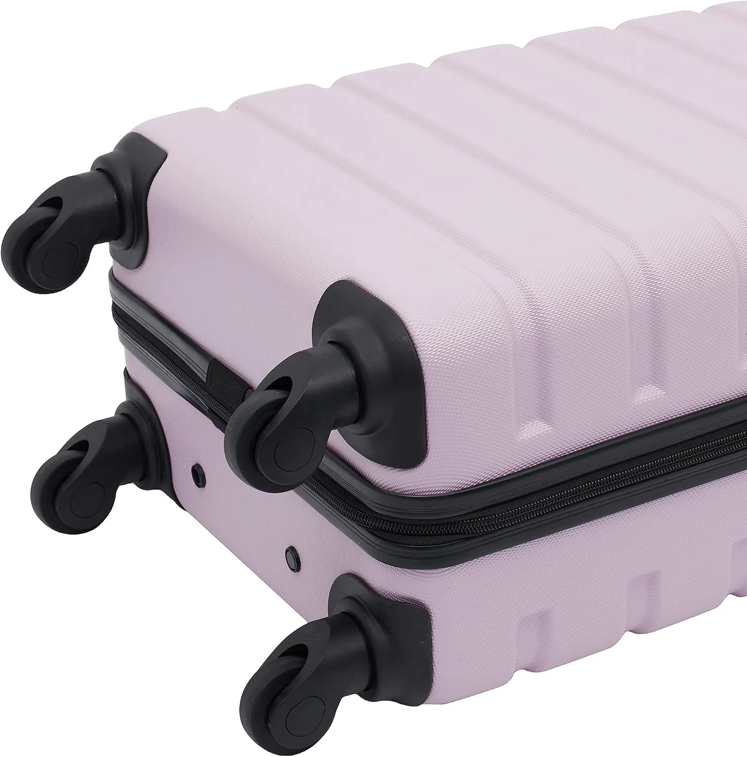 Wrangler Hardside Spinner Carry-On Luggage, Lilac, 22-Inch