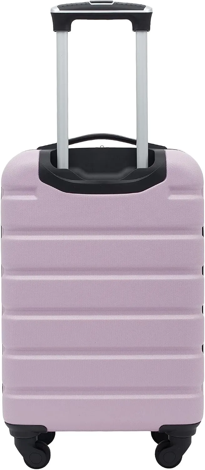 Wrangler Hardside Spinner Carry-On Luggage, Lilac, 22-Inch